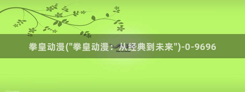 内衣办公室动漫：拳皇动漫(\
